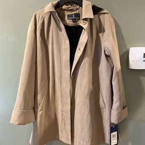 London Fog Women's Hooded Trench Coat
